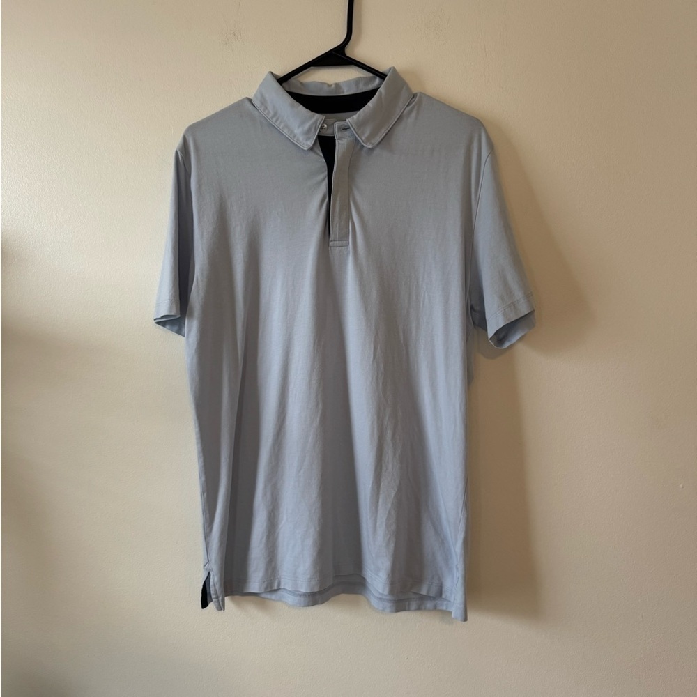 Tommy John Blue Polo Shirt Soft Lightweight Fabric